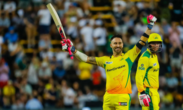 Texas Super Kings name Faf du Plessis as captain