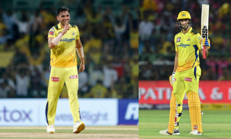 CSK Pacer Deepak Chahar Challenges Shivam Dube For A One-Over Match In A Hilarious Banter