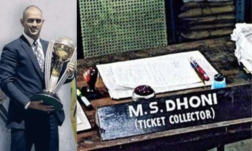WATCH: MS Dhoni’s Viral Appointment Letter for Ticket Collector job