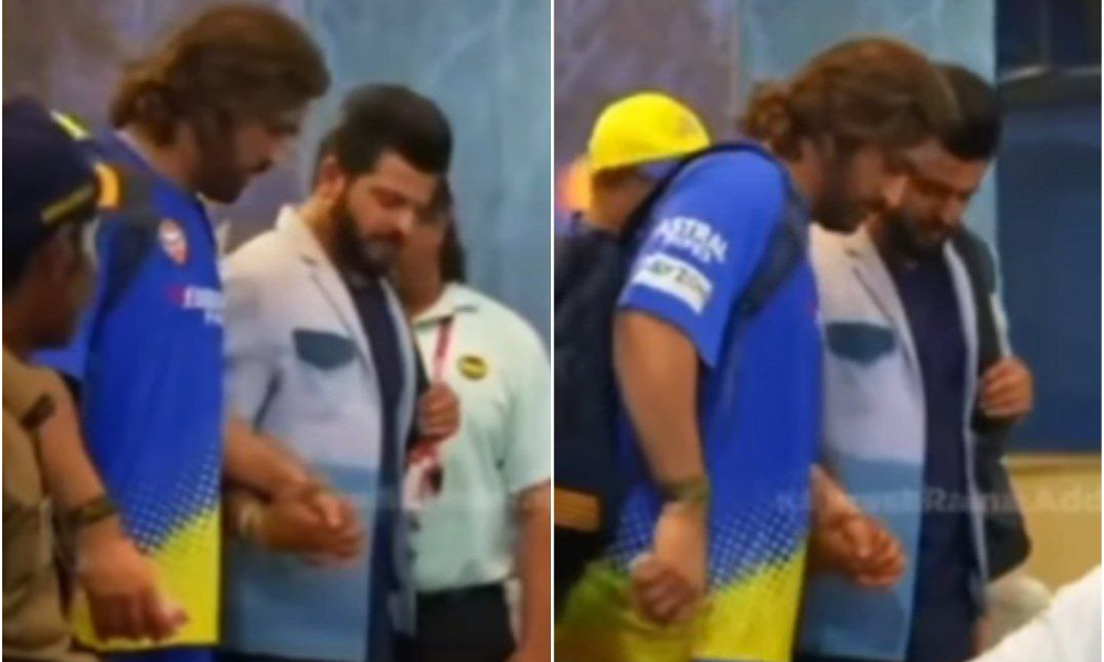 CSK Shares Suresh Raina Helping ‘Limping’ MS Dhoni, Video Goes Viral