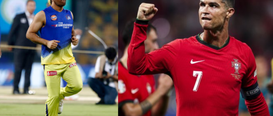 Dhoni Fans go Crazy after Cristiano Rolando Post UEFA Euro from FIFA World Cup 'Thala' touch