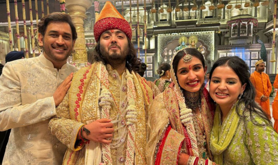 ‘Please continue to care for Radhika’: MS Dhoni’s advice to Anant Ambani Post Wedding