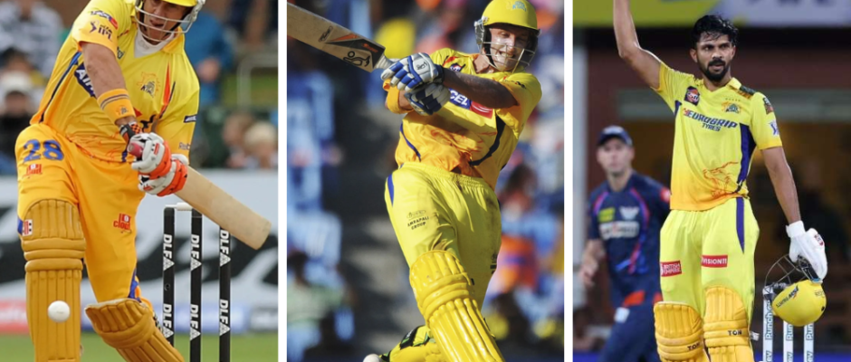Orange Cap Winners for Chennai Super Kings