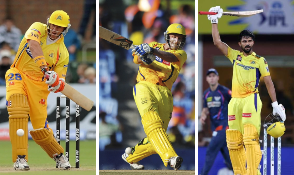 Orange Cap Winners for Chennai Super Kings