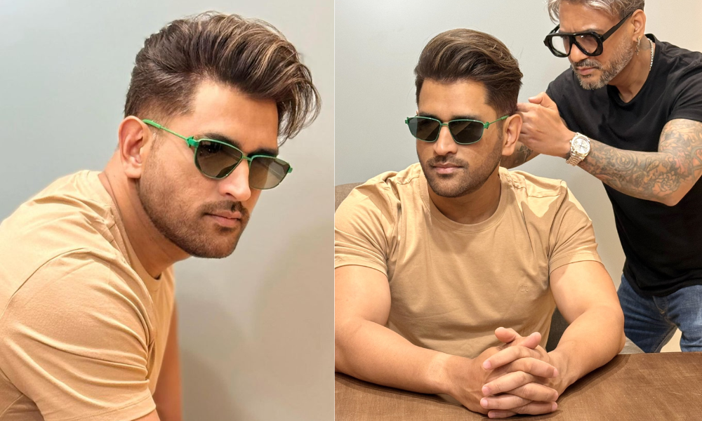MS Dhoni Flaunts New Hairstyle Amid IPL Retirement Rumours
