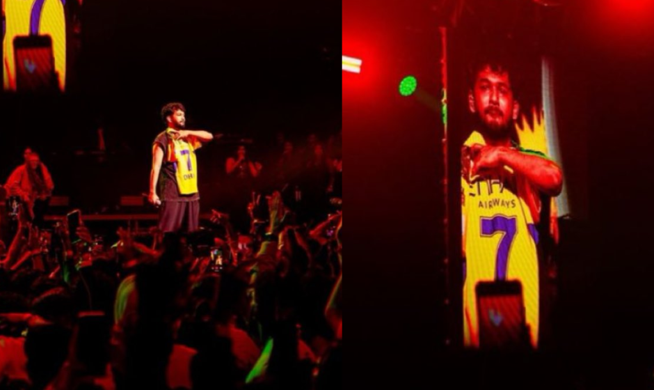 "Never Ending Craze": Tamil Artist Hiphop Tamizha Donnes Thala Dhoni's Jersey in Paris Concert