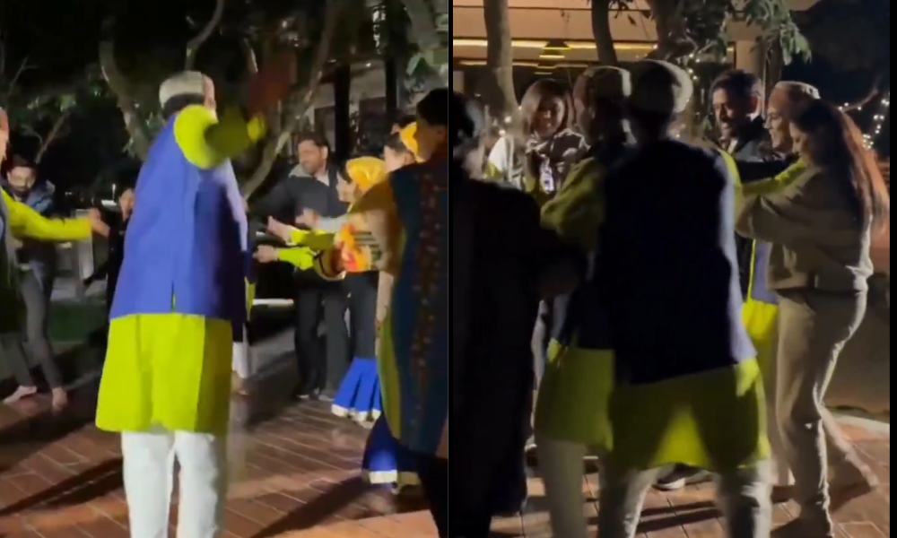 WATCH: MS Dhoni Dancing on Garhwali Folk Song “Gulabi Sharara” with Wife Sakshi