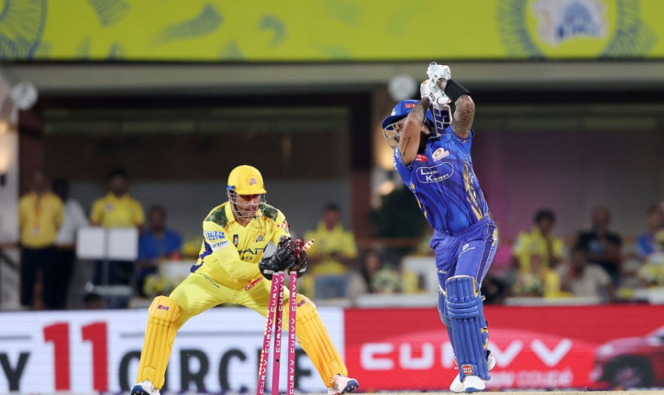 MS Dhoni Stumping of Suryakumar Yadav in CSK vs MI IPL 2025