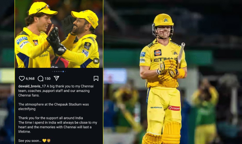 Dewald Brevis CSK IPL 2025 Return: South African Batter Confirms His Return Via Instagram