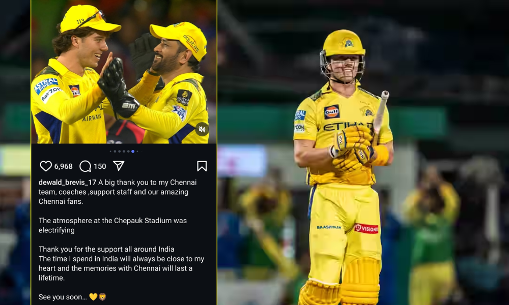Dewald Brevis CSK IPL 2025 Return: Batter Confirms His Return Via Instagram