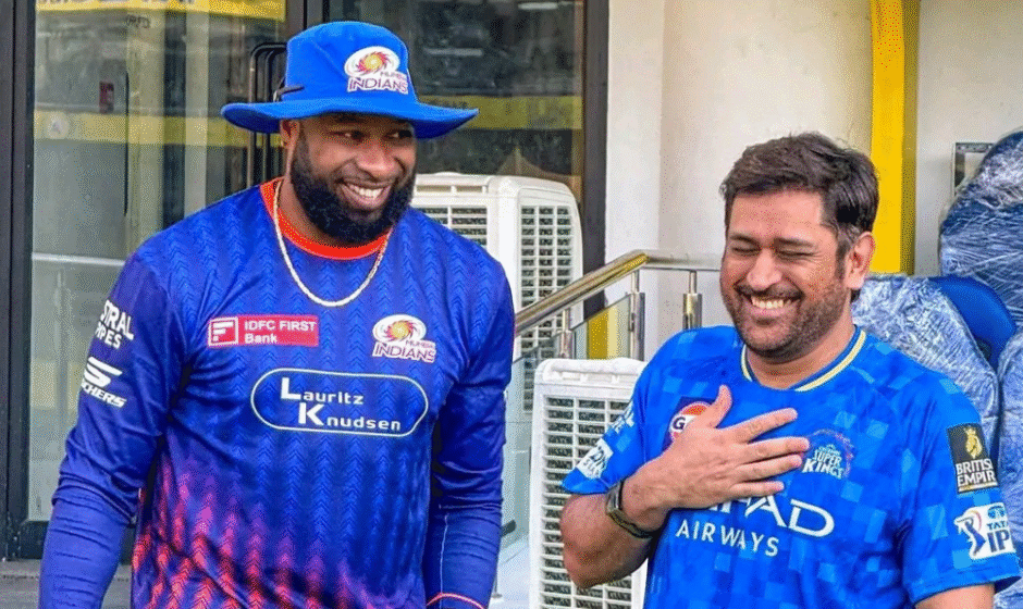 Dhoni and Pollard