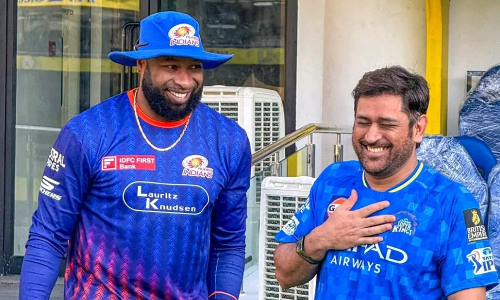 Kieron Pollard Names MS Dhoni the Best Captain of All Time