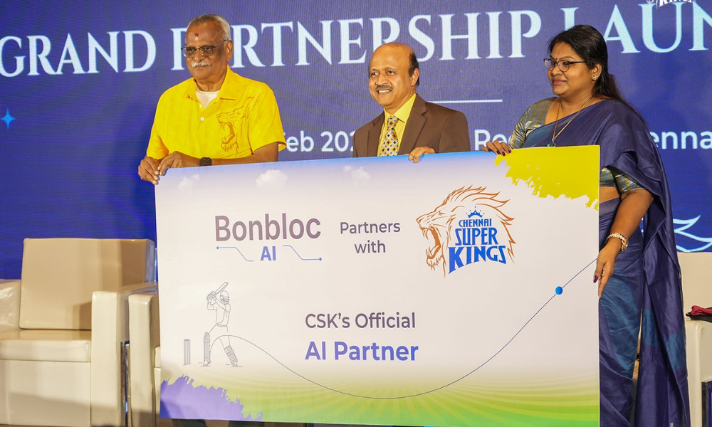 Bonbloc Becomes Official AI Partner of Chennai Super Kings