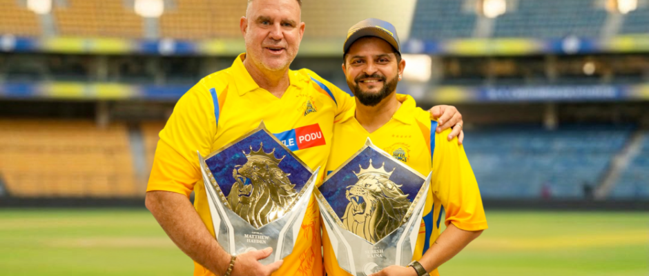 Raina, Hayden Inducted into CSK Hall of Fame