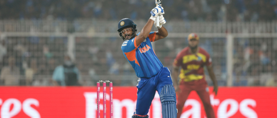 Sanju Samson 97 vs WI: India’s Highest T20 WC Chase